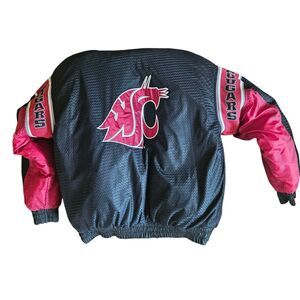 Pro Player Washington State Cougars WSU Reversable Winter Coat Size XL 90s Rare